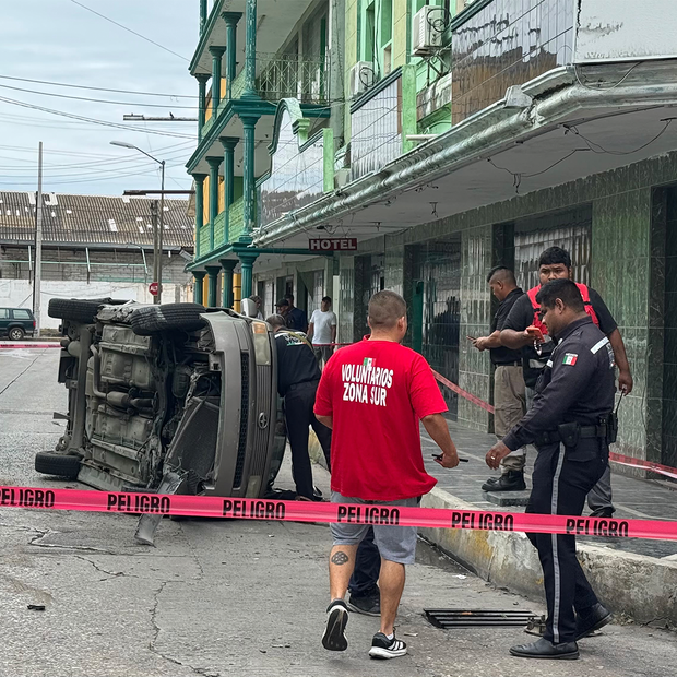 Volcadura en Tampico Deja un Joven sin Vida